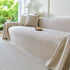 Cooling Ice Silk Soft Sofa Cover Blanket, Woven Geometric Textured Modern Couch Cover