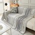 Chenille Sofa Cover Throw Blanket, Boho Geometric Scratch Proof Couch Protector