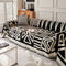 Chenille Geometric Sofa Throw Blanket, Boho Washable Furniture Throw Covers for Sofa