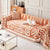 Chenille Geometric Sofa Throw Blanket, Boho Washable Furniture Throw Covers for Sofa