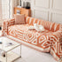 Chenille Geometric Sofa Throw Blanket, Boho Washable Furniture Throw Covers for Sofa