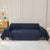 Solid Color Chenille Sofa Throw Blanket, Modern Decor Soft Couch Cover with Fringes
