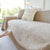 Thick Sherpa Fleece Sofa Protector Cover Stylish Durable Slipcovers for Couches and Chairs