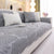 Sofa Cover for Leather & Fabric Couches, 3D Leaf Embossed Quilted Furniture Covers