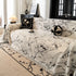 Large Floral Sofa Cover Throw Blanket, Plush Jacquard Non-Shedding Couch Cover for Pets