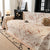 Large Floral Sofa Cover Throw Blanket, Plush Jacquard Non-Shedding Couch Cover for Pets