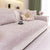 Sofa Cover for Leather & Fabric Couches, 3D Leaf Embossed Quilted Furniture Covers
