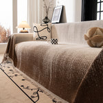 Modern Textured Sofa Cover Blanket, Tightly Woven Pet Sofa Throw for Sectional Couches