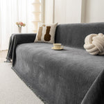Soft Textured Couch Cover Slipcover Blanket, Modern Couch Covers for Dogs Washable