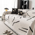Modern Abstract Couch Cover Blanket, Decor Furniture Protector for Sectional Sofa