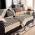 Vertical Stripes Sectional Sofa Cover Slipcover - Non-Slip, Fits L-Shape Couches