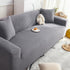 Grid Textured Stretch Sofa Cover, Soft Elastic Slipcover for Couch Protection