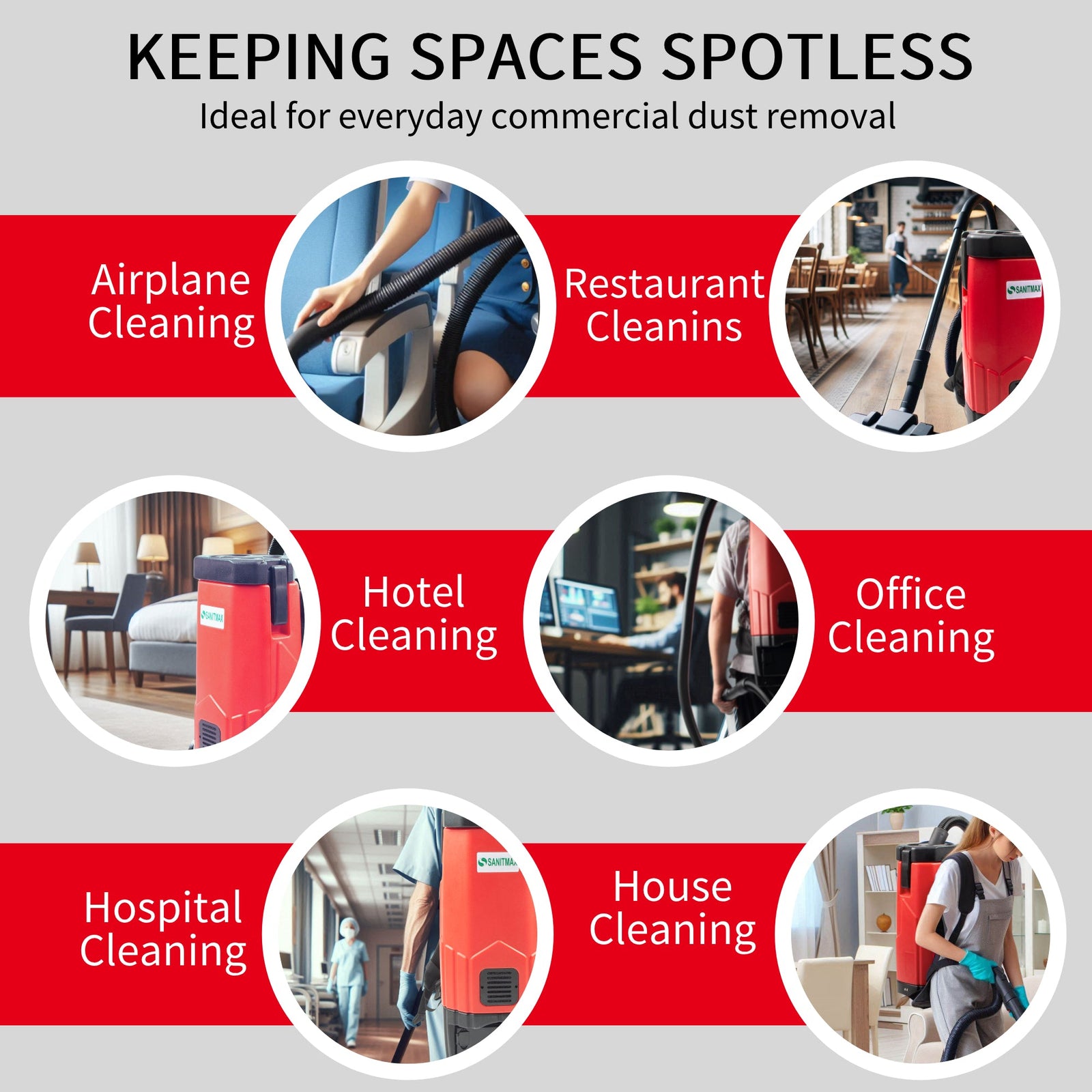 SM05-D Backpack Vacuum, 106 CFM Cleaner, 1.3 Gal Capacity, Dual Battery Pack, Up to 60 Min Runtime