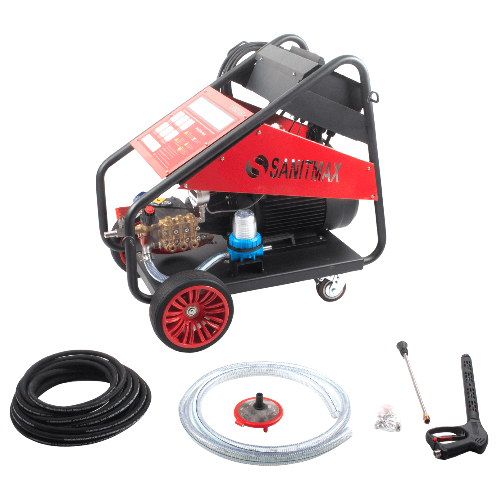 SM5000 Industrial Electric Pressure Washer – 5000 PSI, 5.5 GPM, 20 HP, 460V 3-Phase Cold Water System