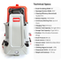 SM860 Ride-On Commercial Floor Scrubber Dryer Machine, 34" Dual Brushes, 37-Gal Sewage Tank, 80,000 Sqft/H Cleaning Efficiency
