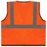Safety Main 05EAMO Economy Vest, Class 2, All Mesh, Hi-Vis Orange, Pack of 10