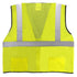 Safety Main 05EAMYZ Economy Vest, Class 2, All Mesh, Hi-Vis Yellow, Pack of 10