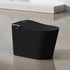 Experience Luxury and Convenience with our Matte Black Smart Toilet Bidet Elongated Seat - Unlimited Warm Water, Wand Cleaning, Remote Control