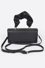 SOHO Wrinkled Handle Flap Clutch - New Collection Los Angeles - BYMANYC ® New York