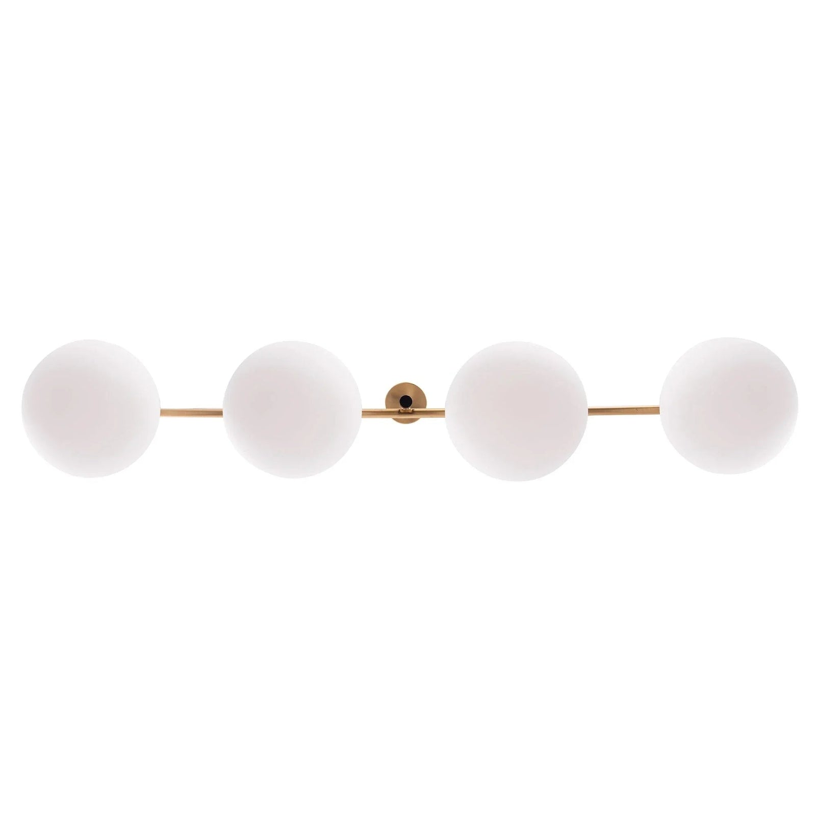 Spark Modern Gold Linear 4 Light Chandelier