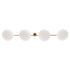 Spark Modern Gold Linear 4 Light Chandelier