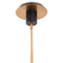 Spark Modern Gold 5 Light Dimmable Chandelier