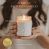 Something Blue Soy Candle - Clear Jar - 9 oz