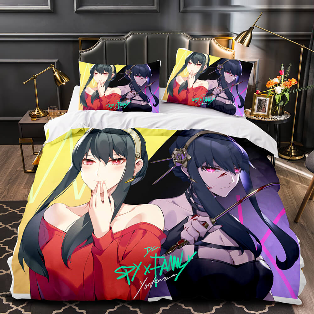 Anime SPY×FAMILY Bedding Set Quilt Cover Room Decoration