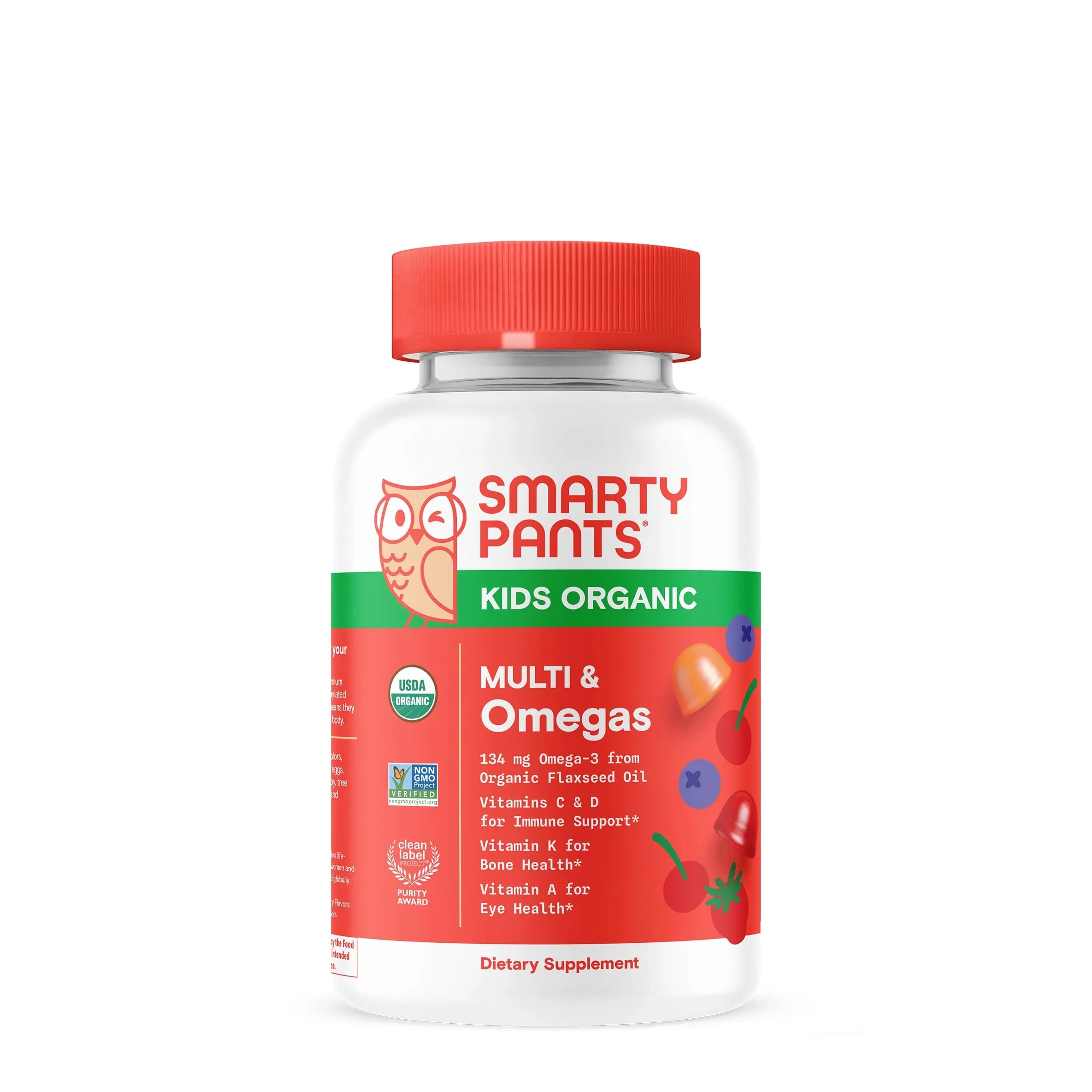 SmartyPants Kids Organic Multivitamin Gummies - 90 Count