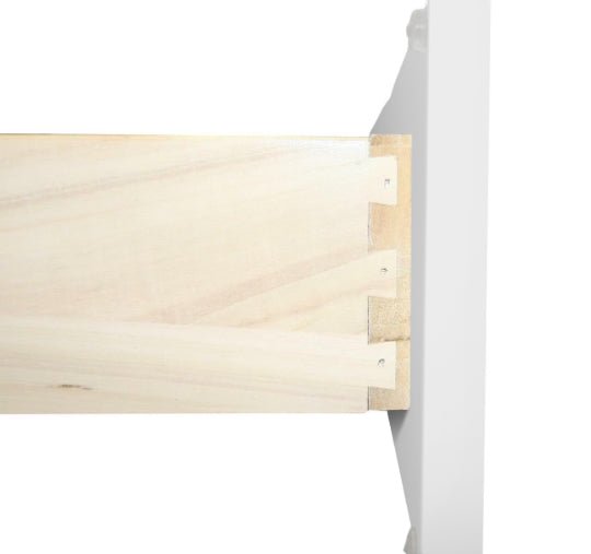 84 Inch White Shaker Double Sink Bathroom Vanity with Drawers