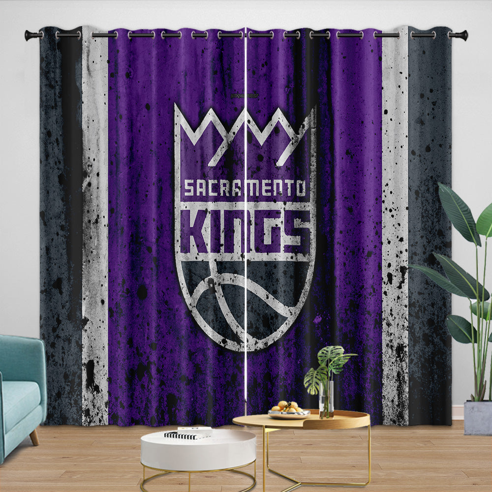 Sacramento Kings Curtains Blackout Window Drapes Room Decoration