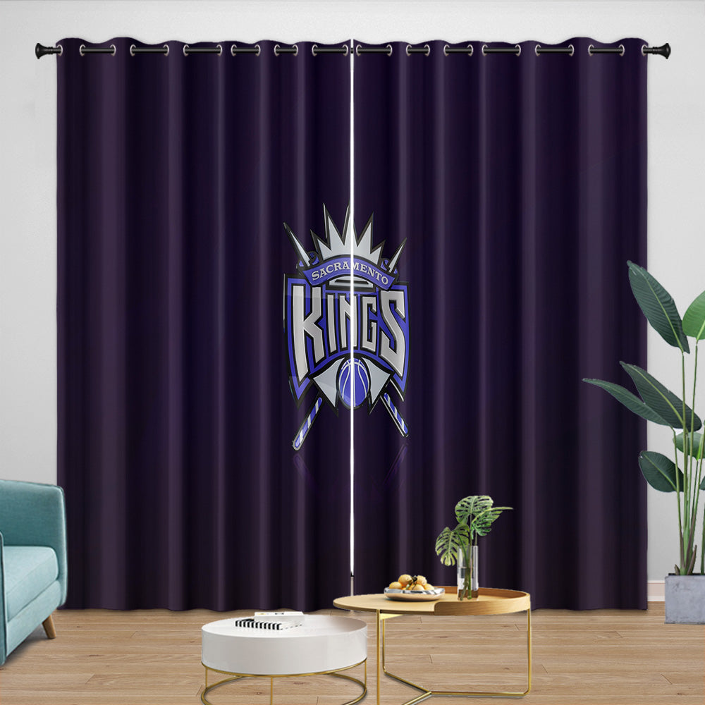 Sacramento Kings Curtains Blackout Window Drapes Room Decoration