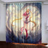 Sailor Moon Pattern Curtains Blackout Window Drapes