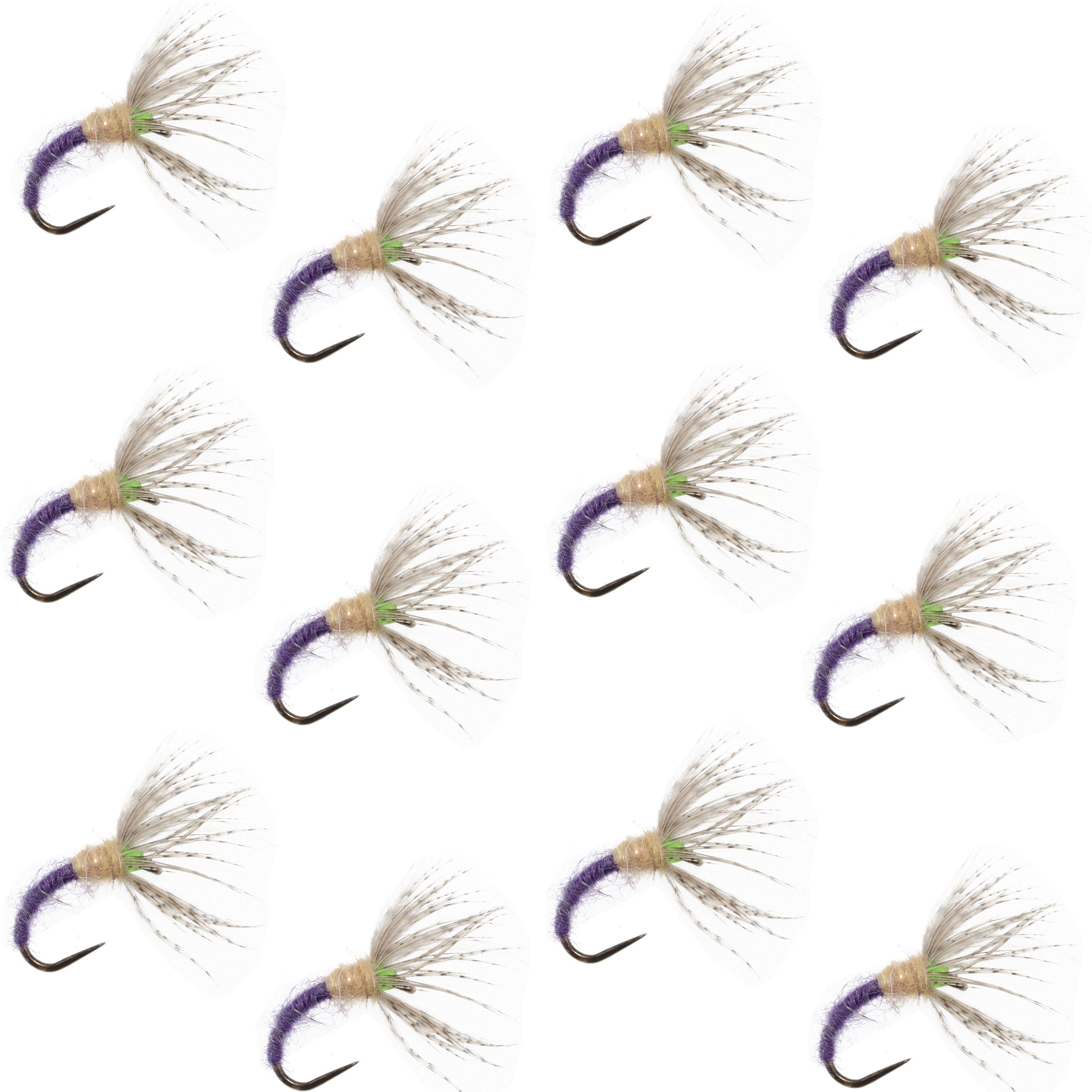 Grave Digger Sakasa Kebari - 12 Tenkara Flies - Size 12