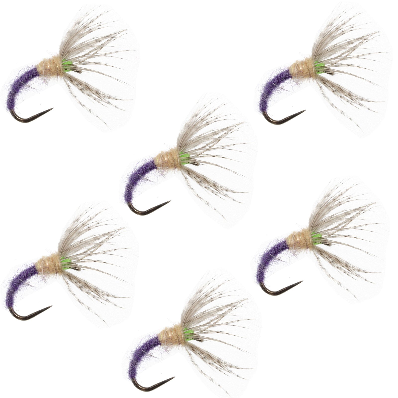 Grave Digger Sakasa Kebari - 6 Tenkara Flies - Size 10