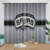 San Antonio Spurs Curtains Blackout Window Drapes Room Decoration