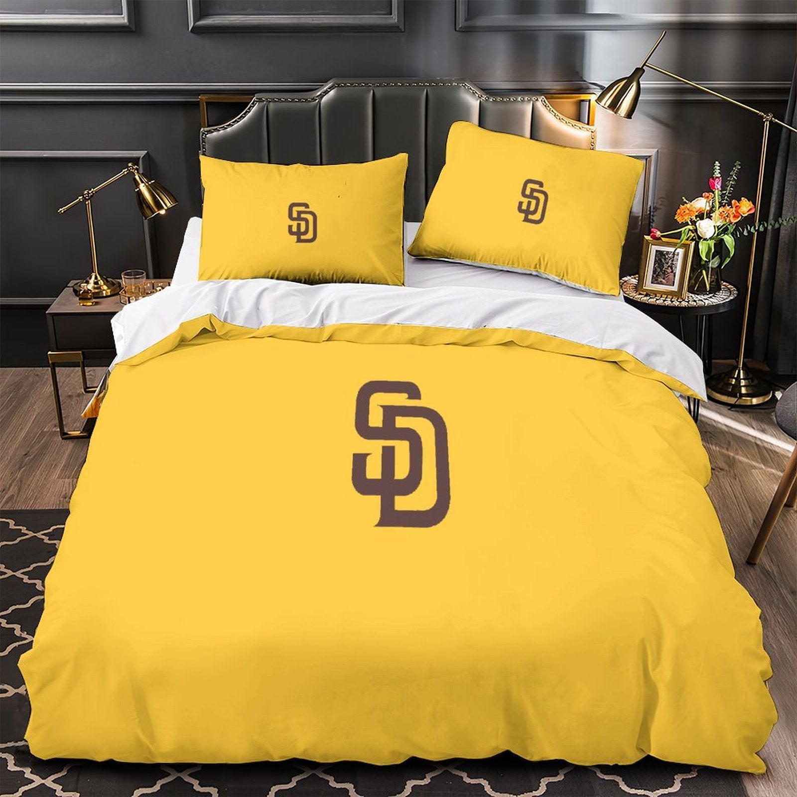 San Diego Padres Bedding Set Quilt Cover Without Filler