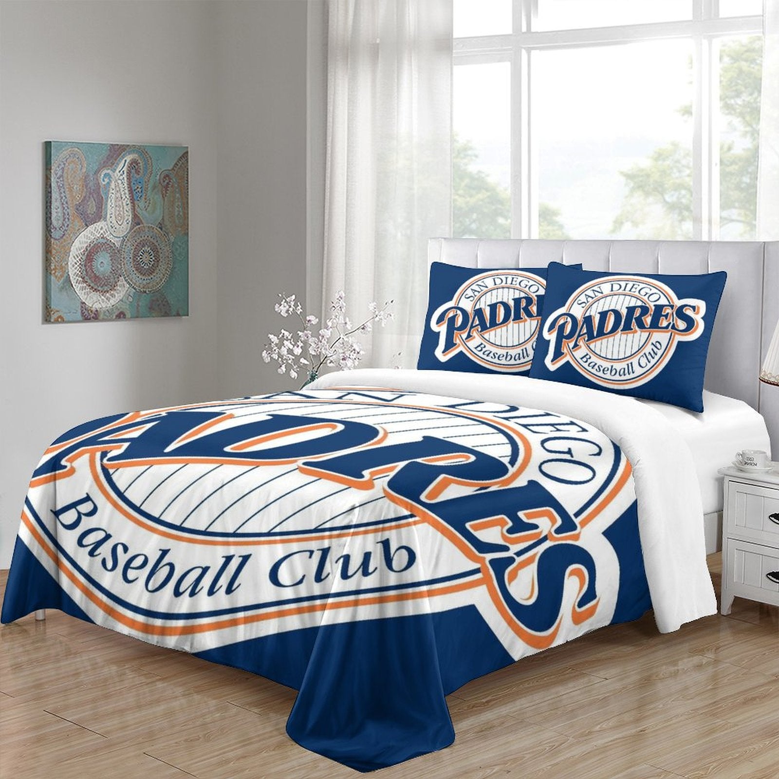 San Diego Padres Bedding Set Quilt Cover Without Filler