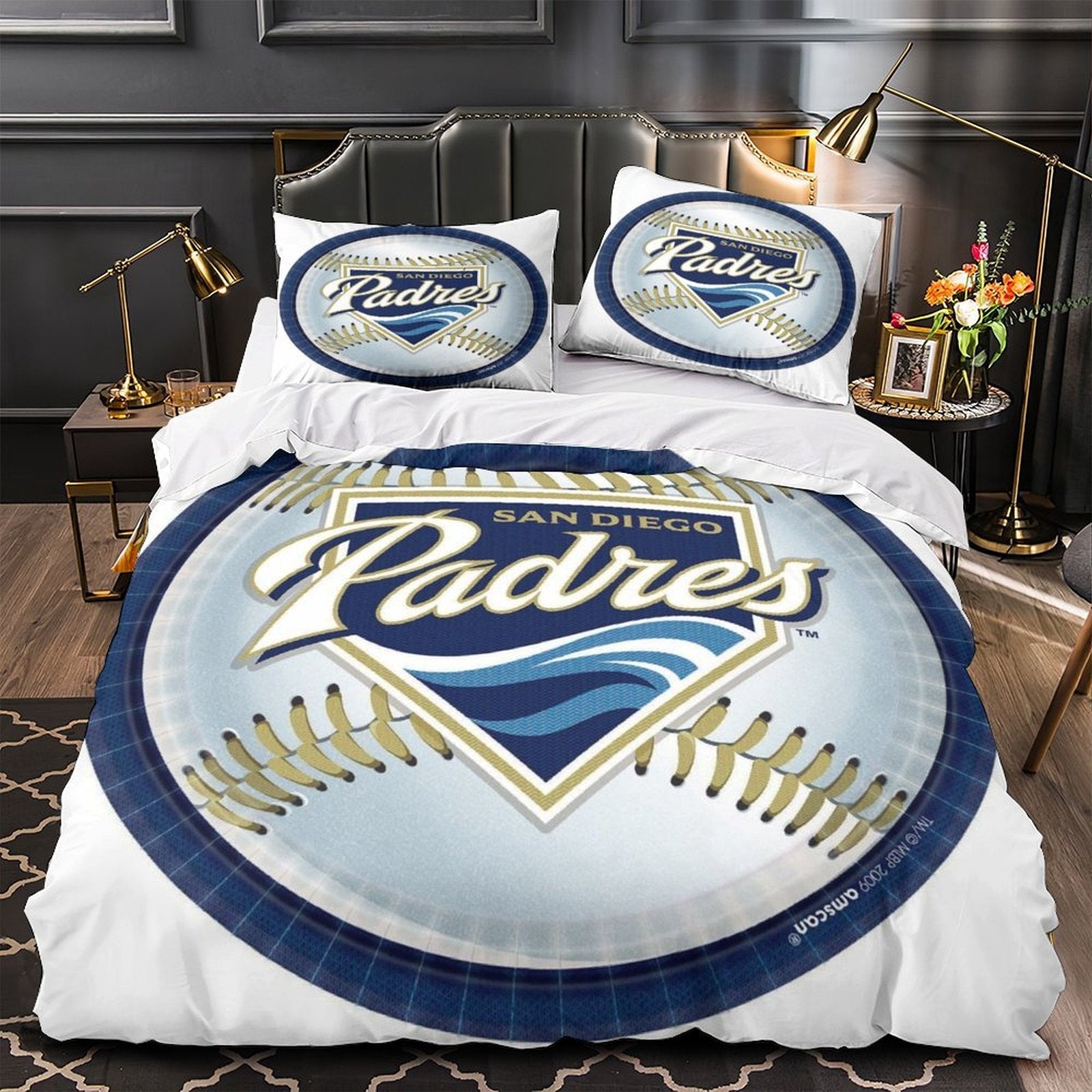 San Diego Padres Bedding Set Quilt Cover Without Filler
