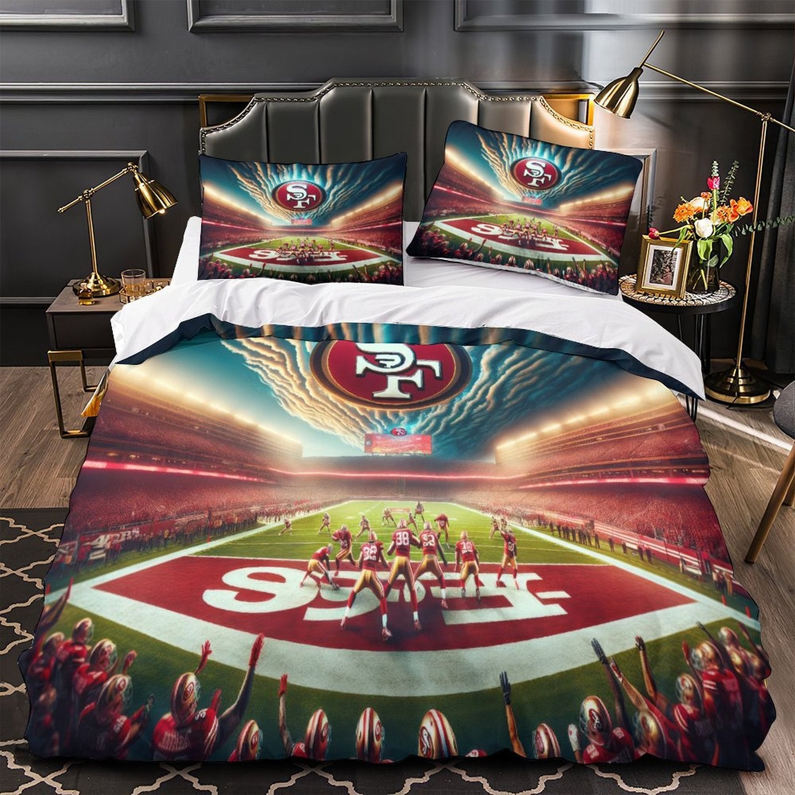 San Francisco 49ers Bedding Set Duvet Cover Without Filler