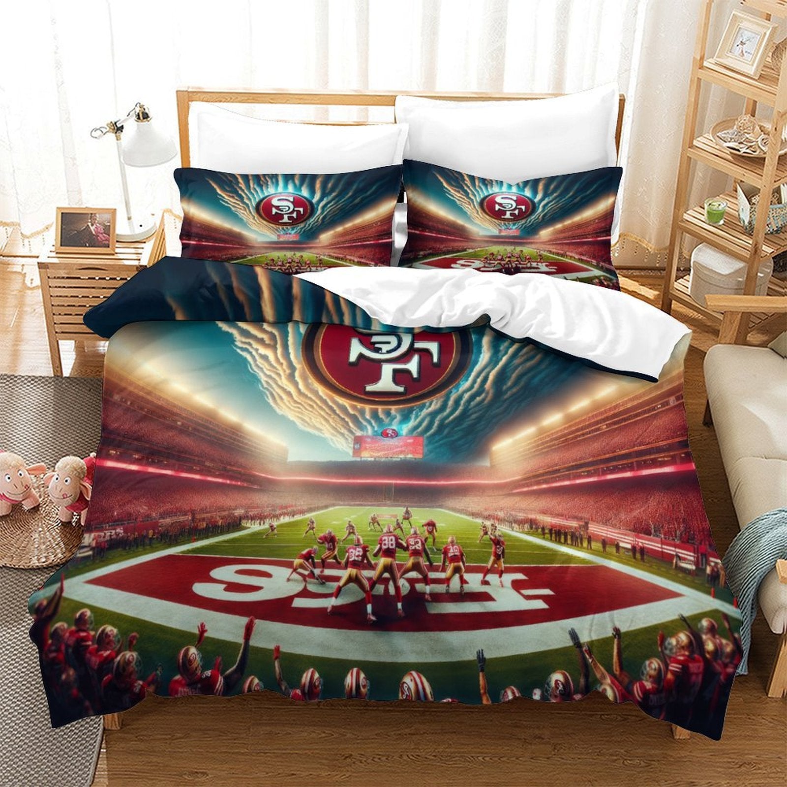 San Francisco 49ers Bedding Set Duvet Cover Without Filler