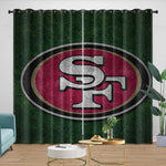 San Francisco 49ers Curtains Blackout Window Drapes Room Decoration