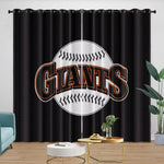 San Francisco Giants Curtains Blackout Window Drapes Room Decoration