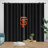 San Francisco Giants Curtains Blackout Window Drapes Room Decoration