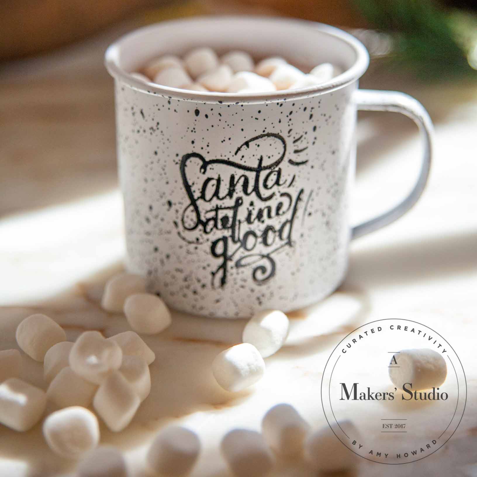 Santa Define Good - Mesh Stencil 2 pack - 5.5 x 8.5