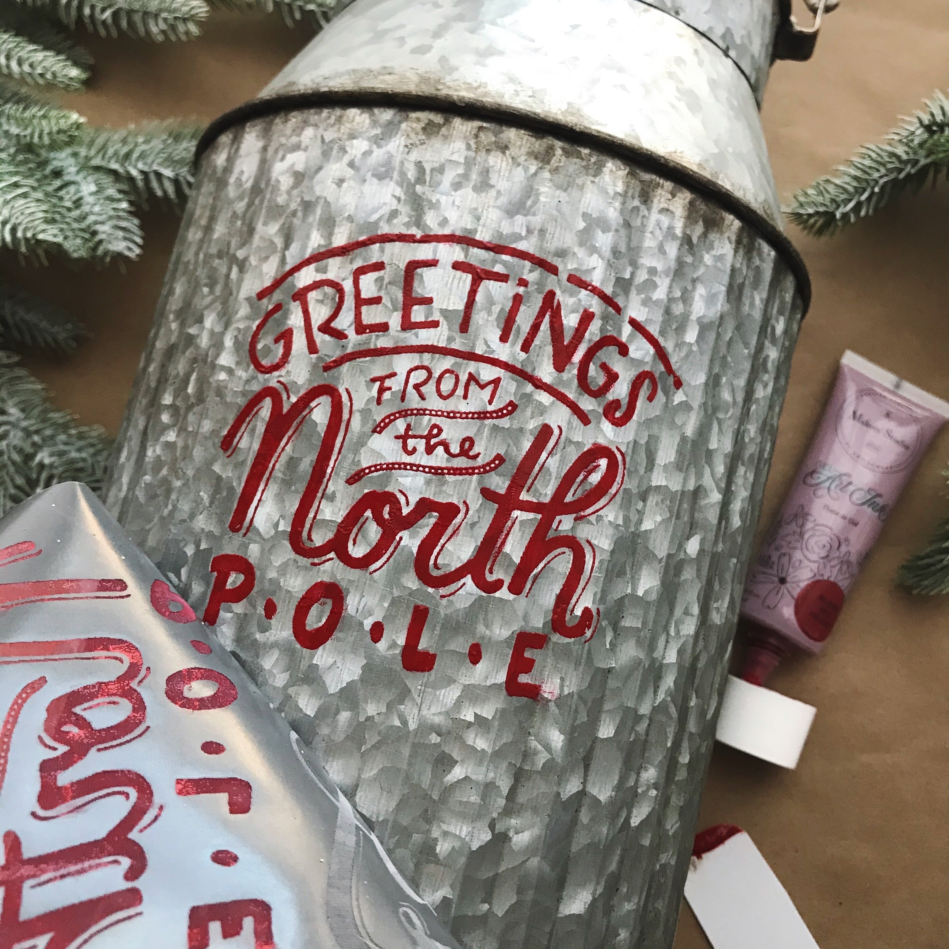 Santa Define Good - Mesh Stencil 2 pack - 5.5 x 8.5