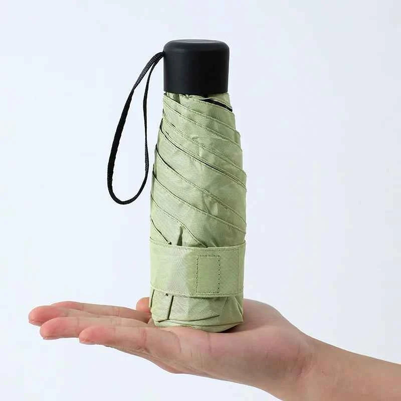 Mini Pocket Travel Umbrella Windproof Automatic Folding Compact Rain Umbrella