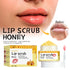 EELHOE Honey Lip Scrub Exfoliator for Dry Chapped Lips Nourishing Moisturizing Dead Skin Removal Plumping Line Care Treatment