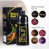 30ml/500ml 3-in-1 Quick Hair Dye Shampoo Natural Black Herbal Hair Dye Moisturizes Mild Hair Dye Conditioner Hair Care Products