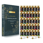 MAYJAM 35 Bottles Aromatherapy Essential Oil Gift Set Lavender Jasmine Eucalyptus Vanilla Peppermint Sandalwood Fragrance Oils